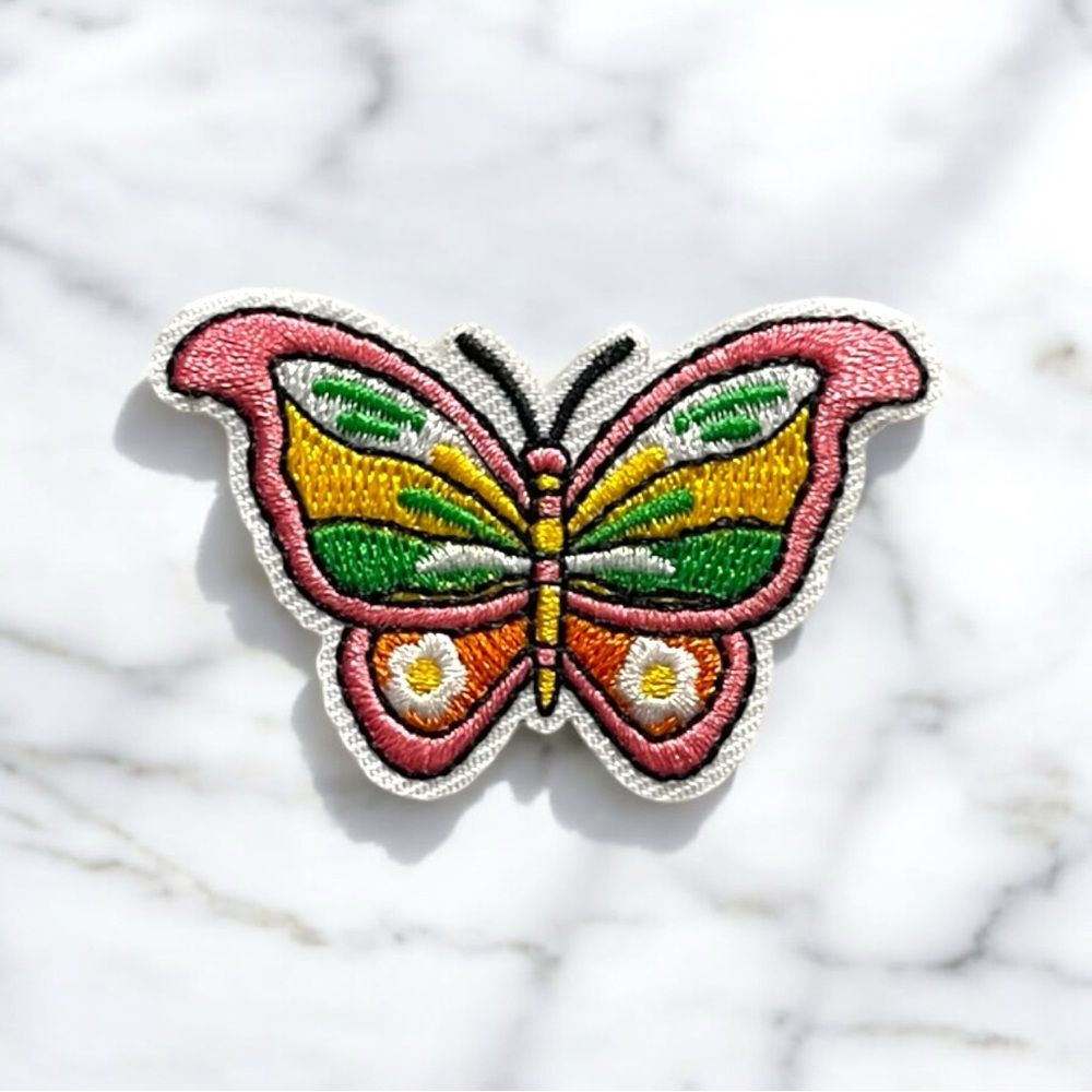 Butterfly Embroidered Patch